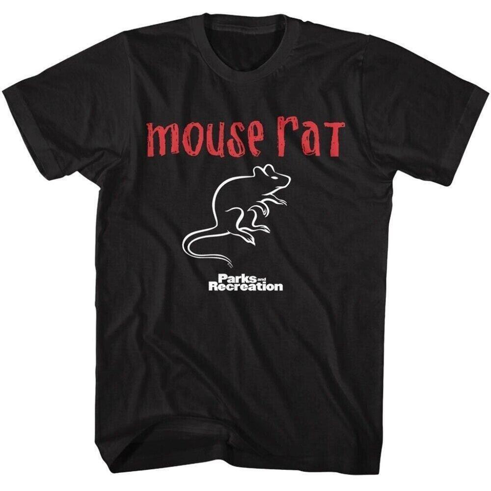 Parks And Recreation Mouse Rat Tv Show Band Funny Graphic Comedy T Shirt 166